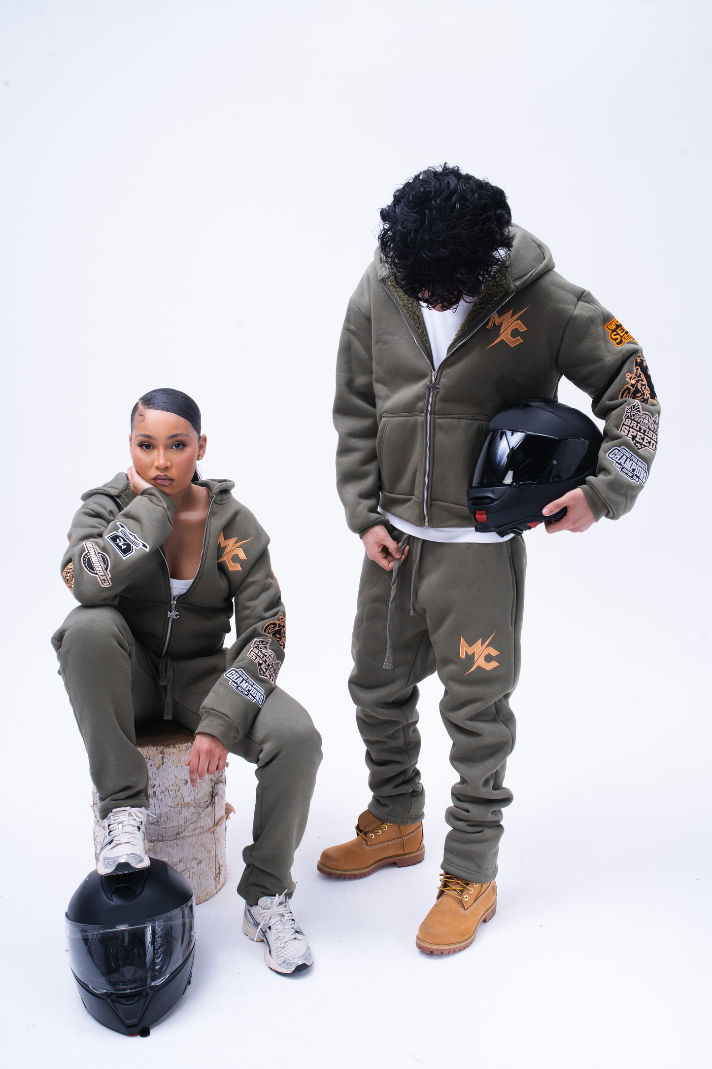 Olive Green Motorsport Tracksuit
