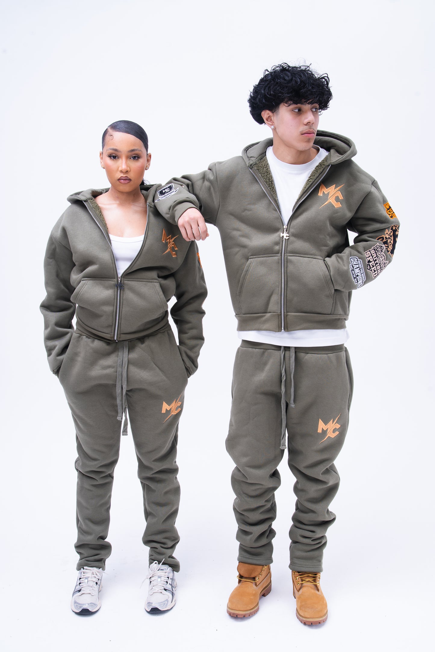 Olive Green Motorsport Tracksuit