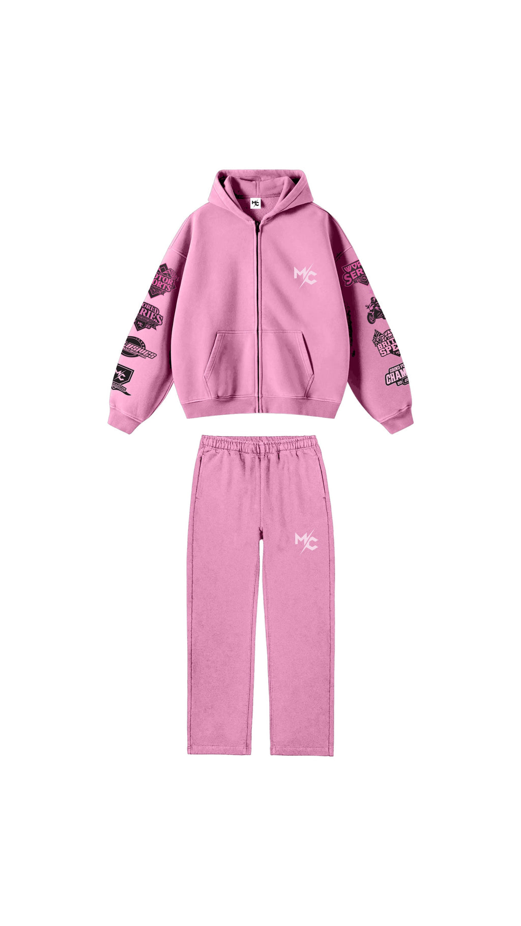 Rosy Pink Motorsport Tracksuit
