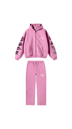 Rosy Pink Motorsport Tracksuit