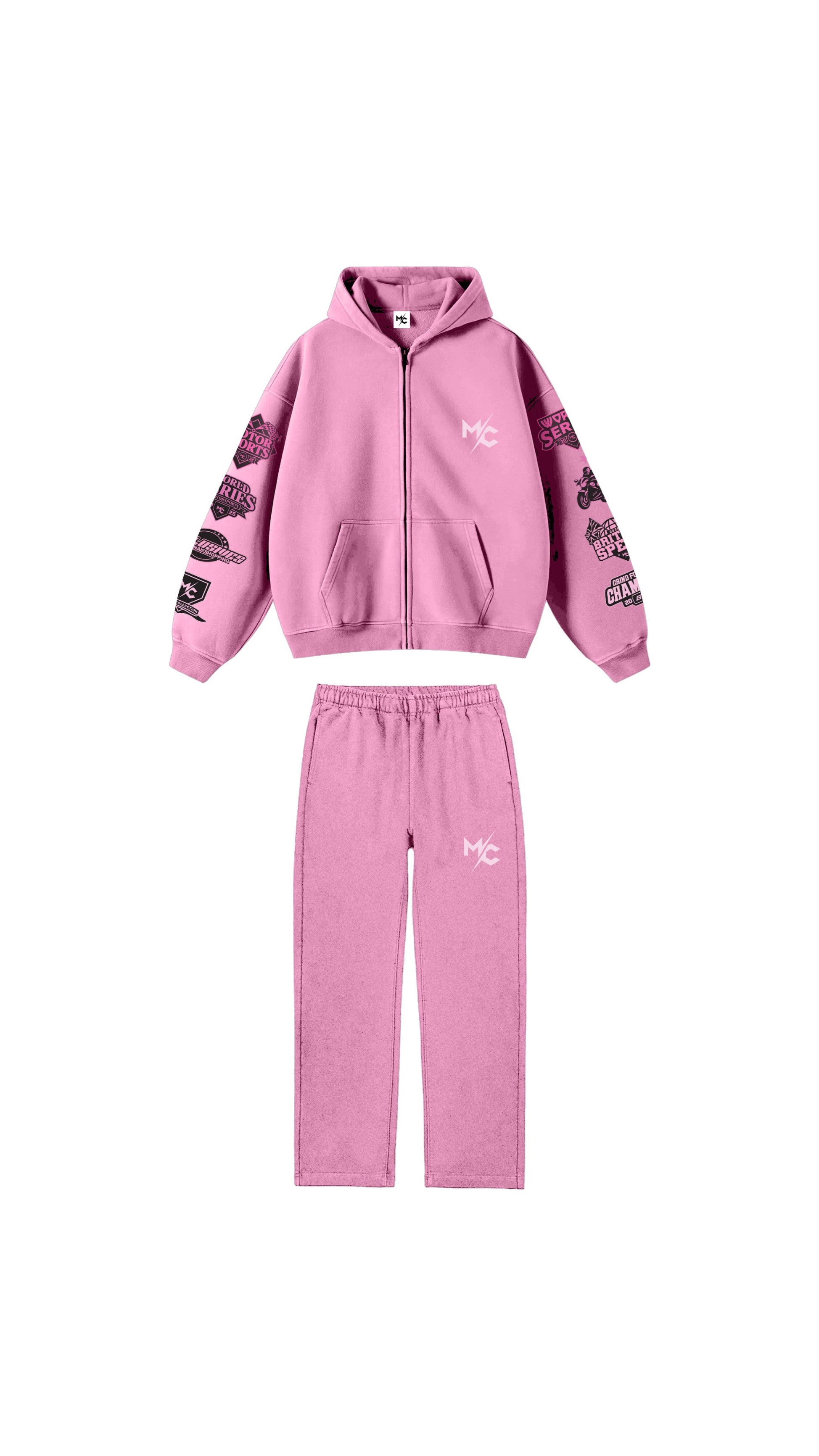 Rosy Pink Motorsport Tracksuit
