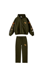 Olive Green Motorsport Tracksuit