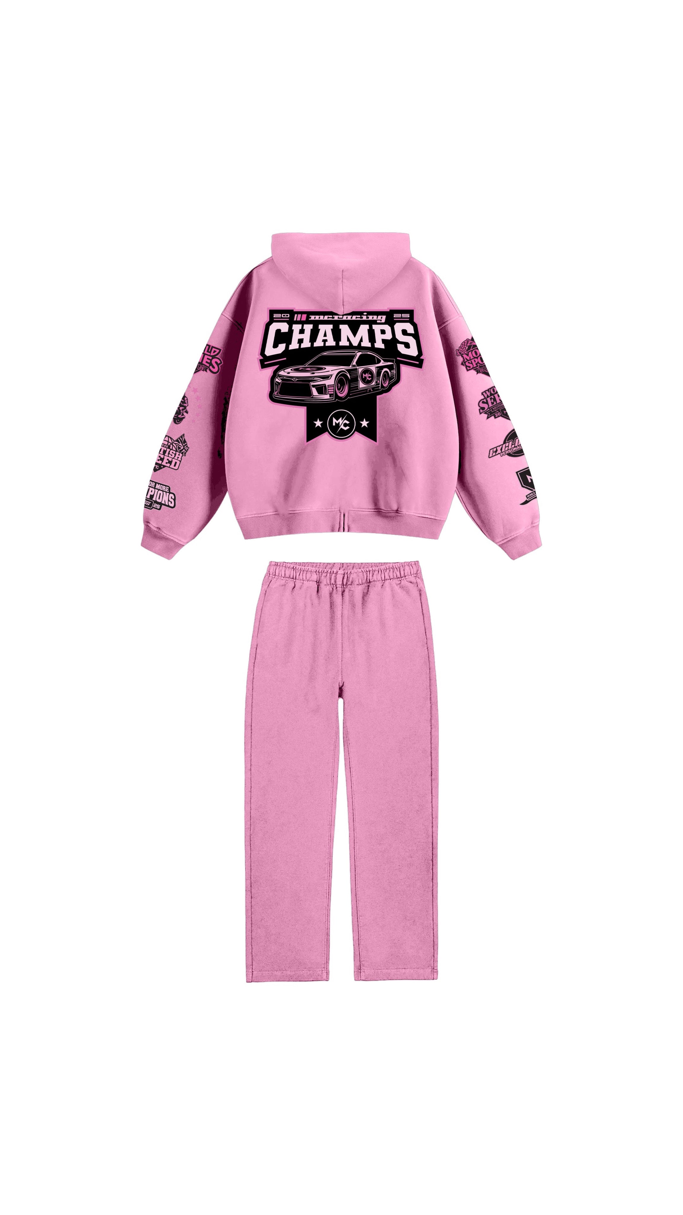 Rosy Pink Motorsport Tracksuit
