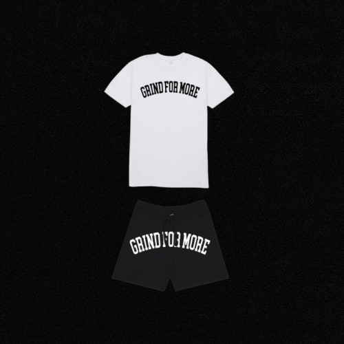 Black Grind For More Short Set