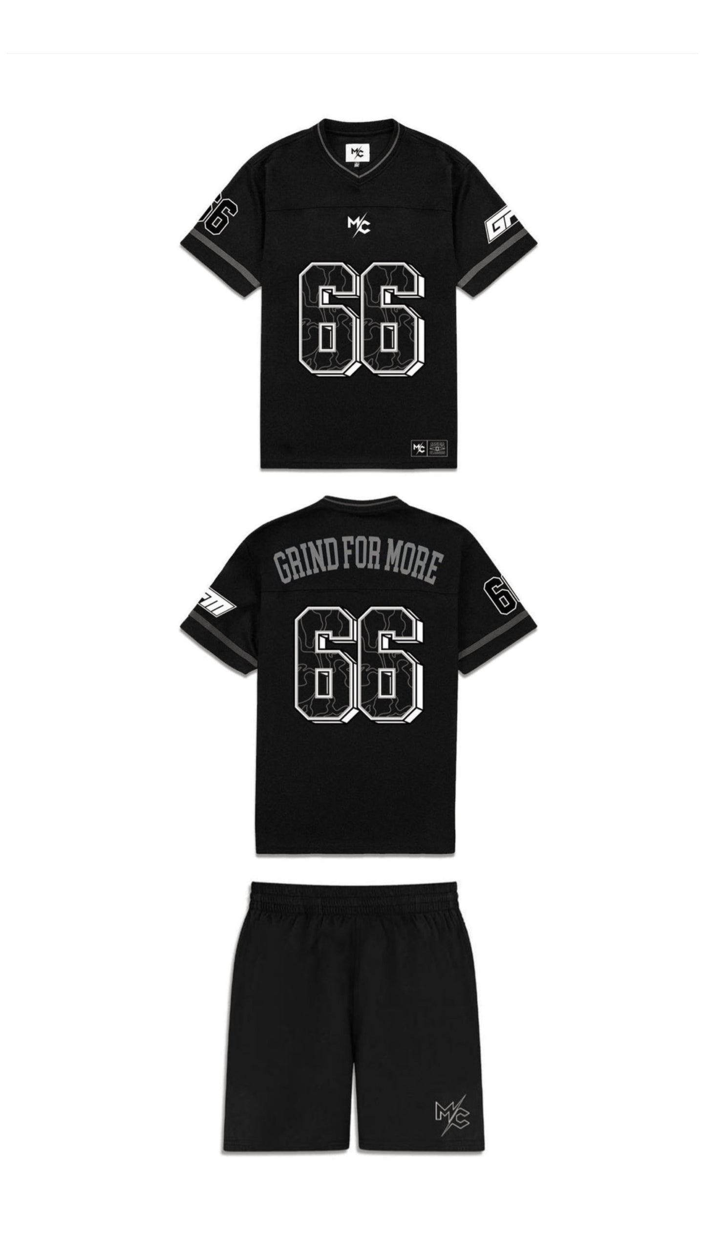 MC Jersey Black Set