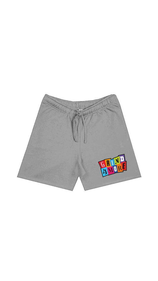 Multi Block Grey Shorts