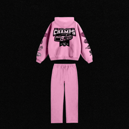 Rosy Pink Motorsport Tracksuit