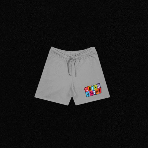 Multi Block Grey Shorts