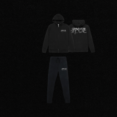 Graffiti Grind For More Grey Tracksuit