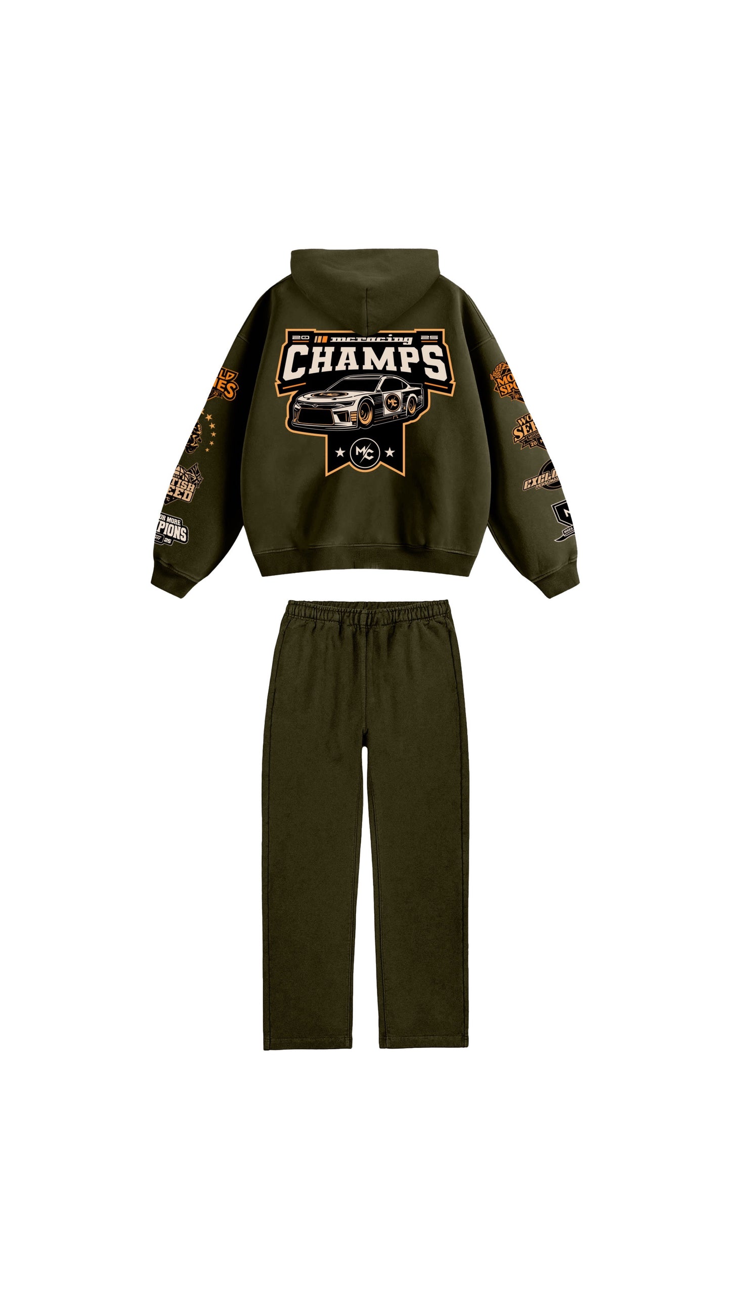 Olive Green Motorsport Tracksuit