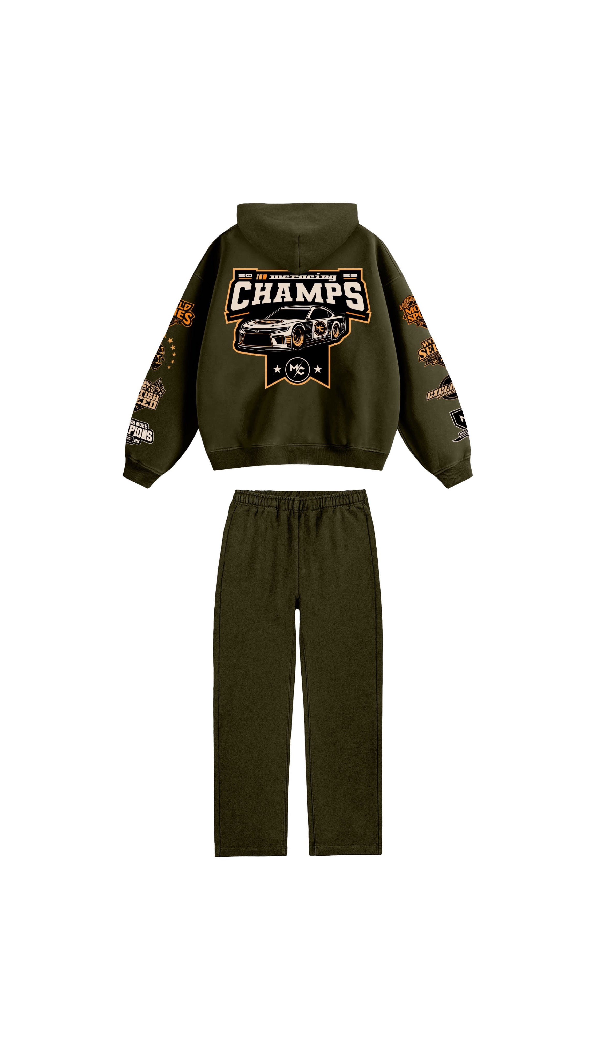 Olive Green Motorsport Tracksuit