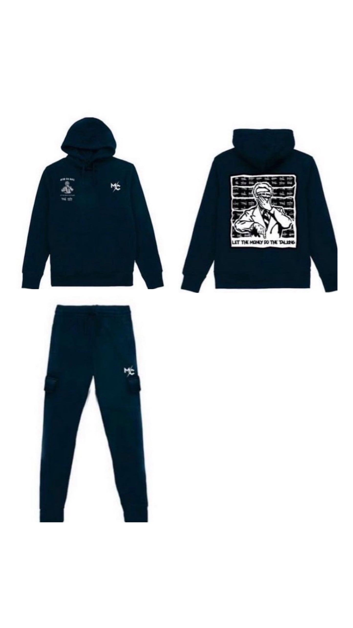 OG Navy Pullover Tracksuit