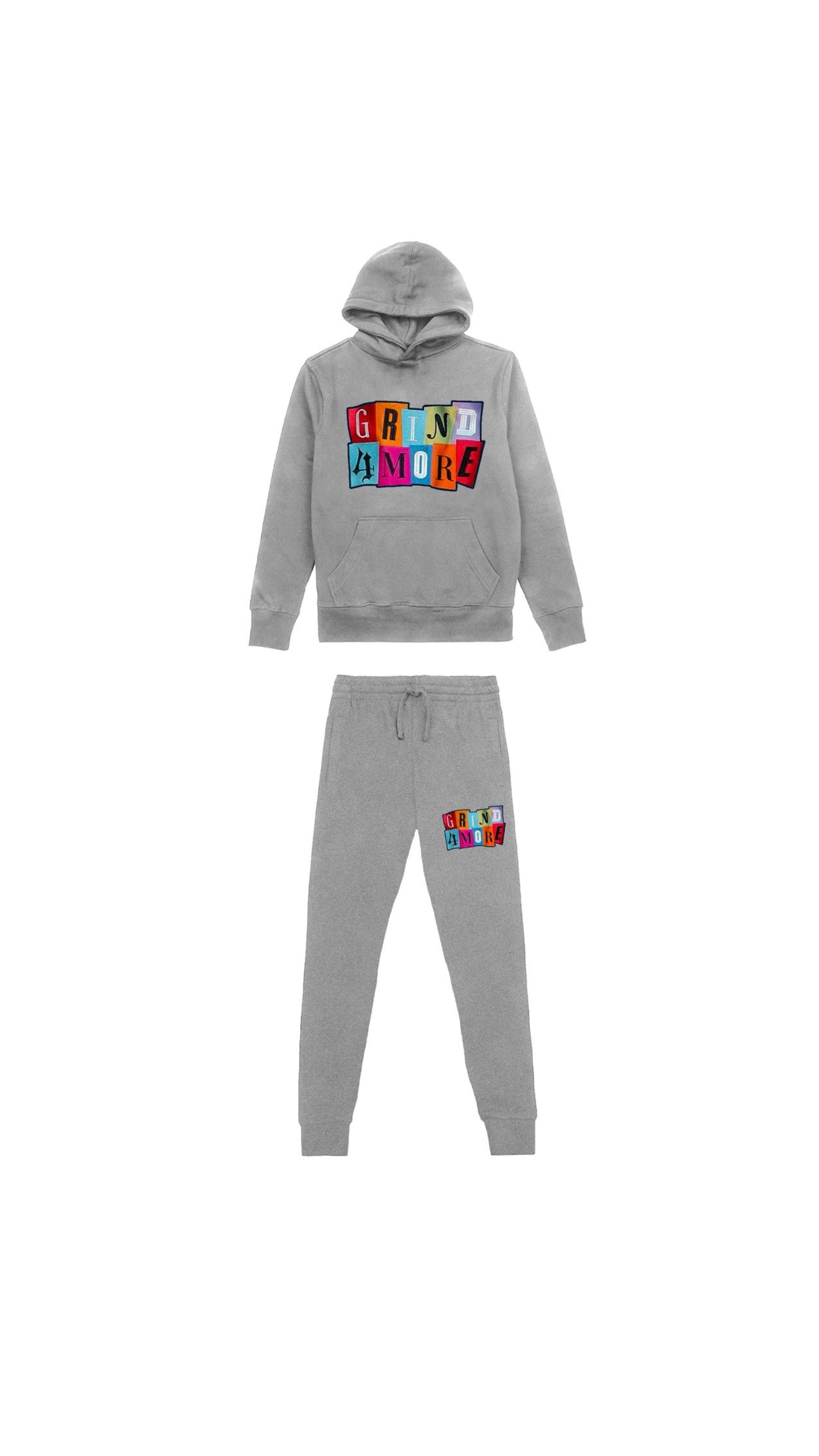 Multi block Grey Tracksuit